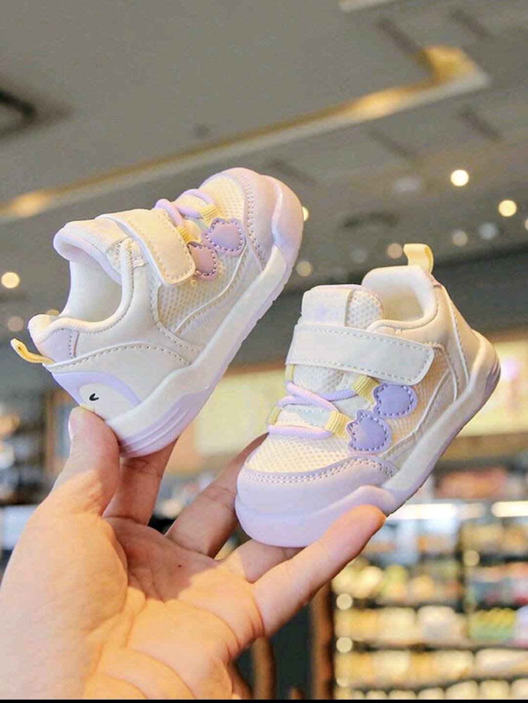 Zapatillas Corazones Pastel